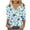 Multicolor, variant on Womens Blouses Fall 2025 Tops Dressy Casual Plus Size Baseball 3/4 Sleeve Shirts V-Neck Women Blouses Casual Dressy