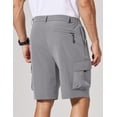 thumbnail image 2 of COOFANDY Men' Cargo Shorts 9" Inseam Lightweight Hiking Casual Shorts for Golf Work Fishing with 5 Pockets, 2 of 6