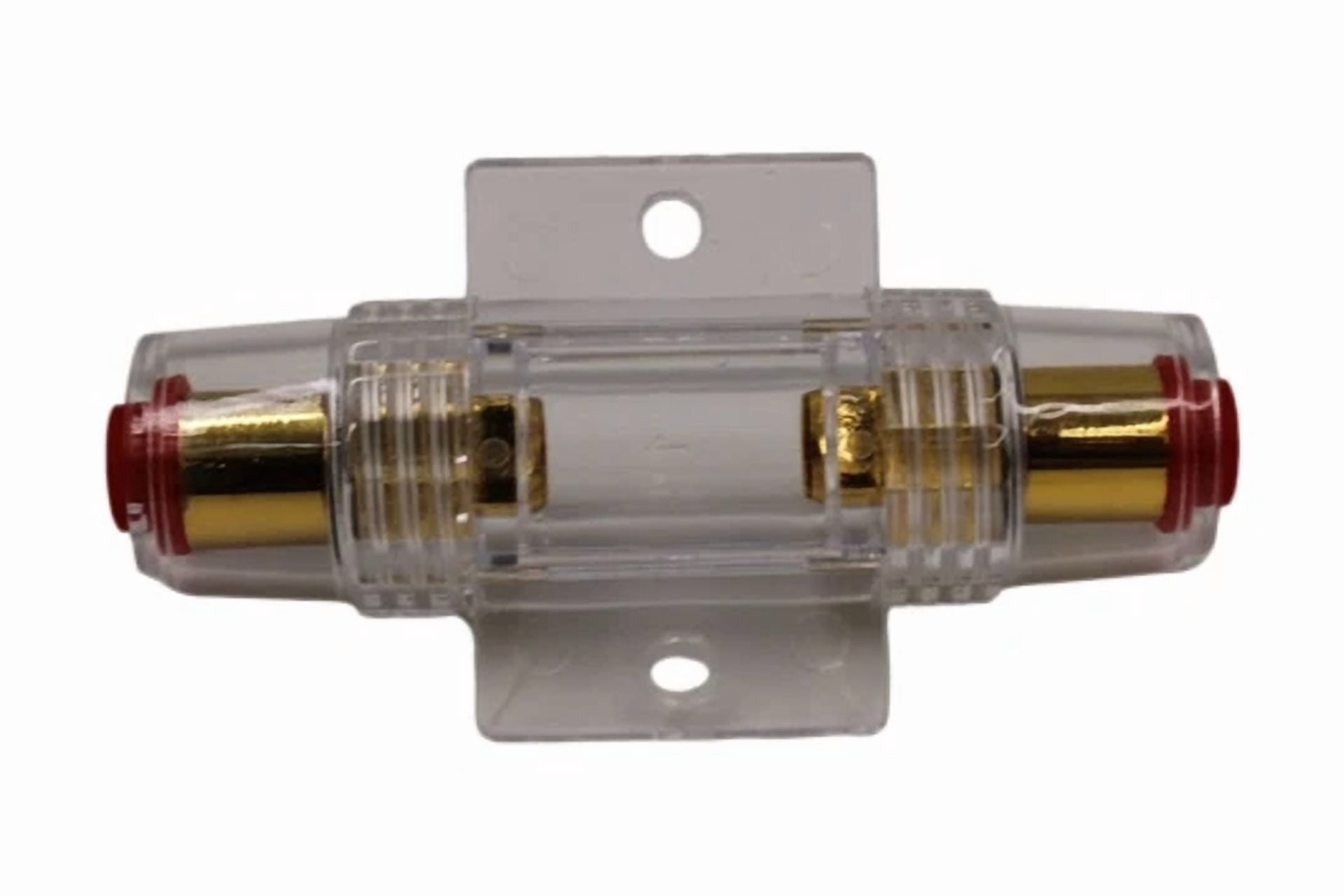 CRESTIN- 2 Imc Audio In-Line 4/8 Gauge Agu Fuse Holder W/ (2) 80 Amp Fuse For Car Audio