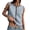 Light Blue, variant on Sleeveless Cardigan Sweater Slim Fit Hand Crocheted Button Front Casual Layering Short Length