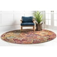thumbnail image 4 of Rugs.com El Paso Collection Rug – 8 Ft Round Multi Medium Rug Perfect For Kitchens, Dining Rooms, 4 of 9