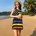 thumbnail image 3 of KLL American Flag Pattern Womens Summer Dresses 2025,Loose Round Neck Sleeveless Sundresses Tank Dresses with Pockets, 3 of 7