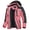 Pink Grey, variant on Women's Winter Jackets Ski Waterproof Windproof Warm Coats Thermal Outdoor Thick Jacket Multi-Pockets Hooded Hiking Camping Snowboarding Snow Casual Jacket