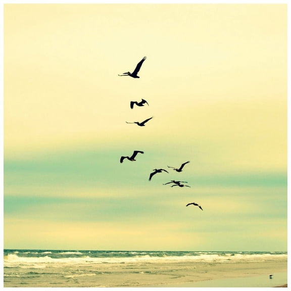 "Across the Endless Sea" Painting Print on Wrapped Canvas