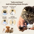 thumbnail image 4 of 2-in-1 Dog Clippers & Cat Clipper With 2 Led Lights  Usb Rechargeable Safety Guard Low Noise Tool For Small Medium And Large Trimmer(white), 4 of 8