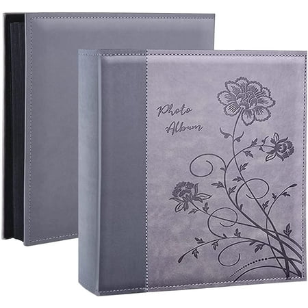 ZMLEVE 600 4x6 Photo Picutre Album, Extra Large Capacity Leather Cover ...