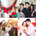 thumbnail image 4 of 16PCS Acrylic Photo Frames Keychain Holder Photo Insert Blank Keyring For DIY Craft 2.2 x 3 Inch, 4 of 7
