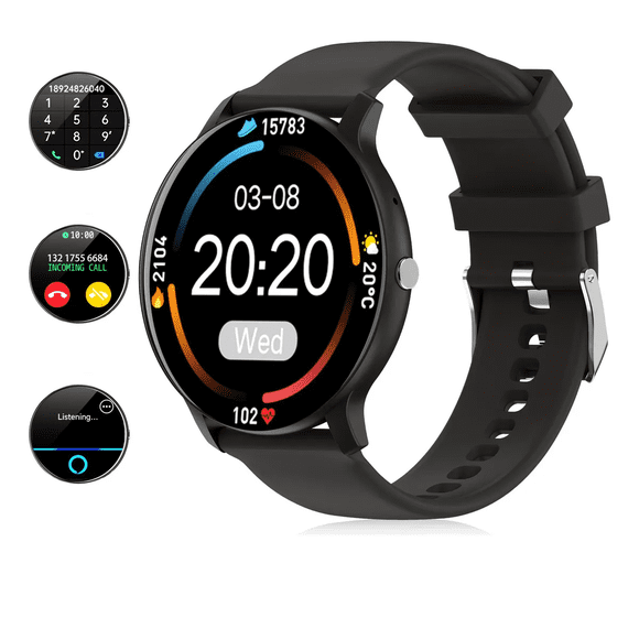 Smart Watch, Reloj Inteligente Hombres Compatible Con Ios/Android, Llamada Bluetooth Xtellar negro