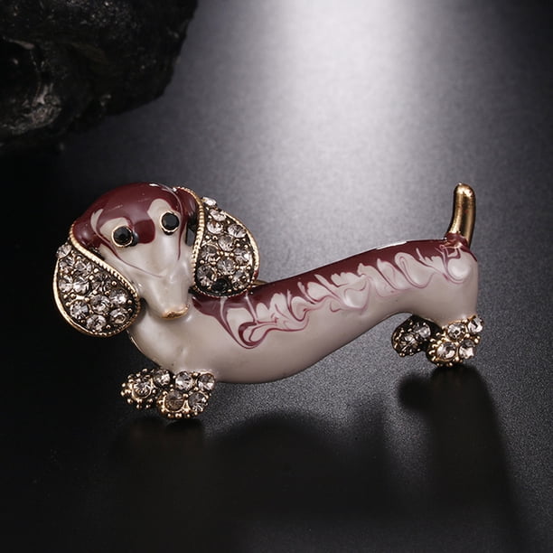 GFM® Broche chien teckel, Small, Métal