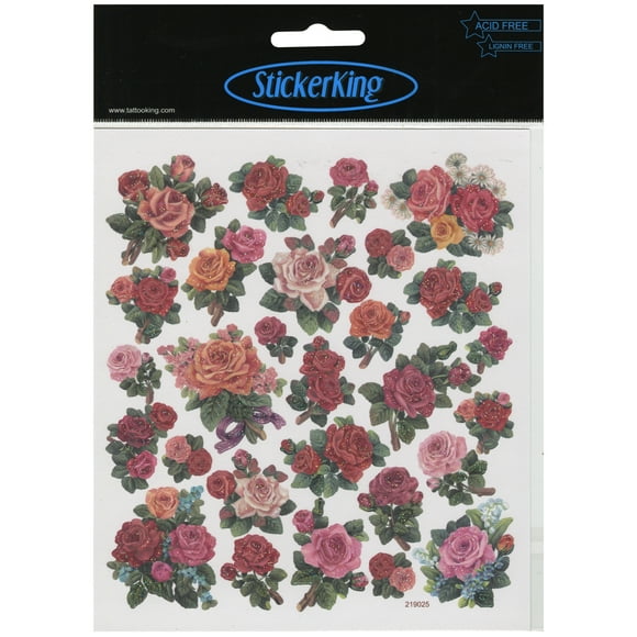 Sticker King Autocollants-Roses Classiques SK129MC-4911