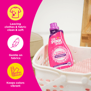The Pink Stuff, Miracle Liquid Laundry Detergent, Color-Care, Rhubarb Scent, 32.5 oz (30 Loads)