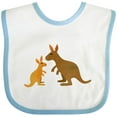 thumbnail image 3 of Inktastic Kangaroo Family Boys or Girls Baby Bib, 3 of 4