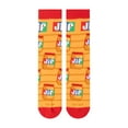 thumbnail image 2 of Cool Socks – Jif Peanut Butter Jar Crew Socks – Size Large for Men & Women – Classic Red-Blue Jar, 2 of 4