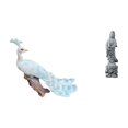 thumbnail image 1 of Estatua del pavo real,Estatua de pavo real,adorno de escritorio creativo y divertido,Escultura decorativa de pavo real para decoración del hogar,Estatua de Guan Yin,Estatua de Guan Yin para, 1 of 8