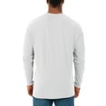 thumbnail image 4 of Fruit of the Loom Men's Soft Long Sleeve Lightweight Crew Neck T-Shirt - 2 Pack, 4 of 9