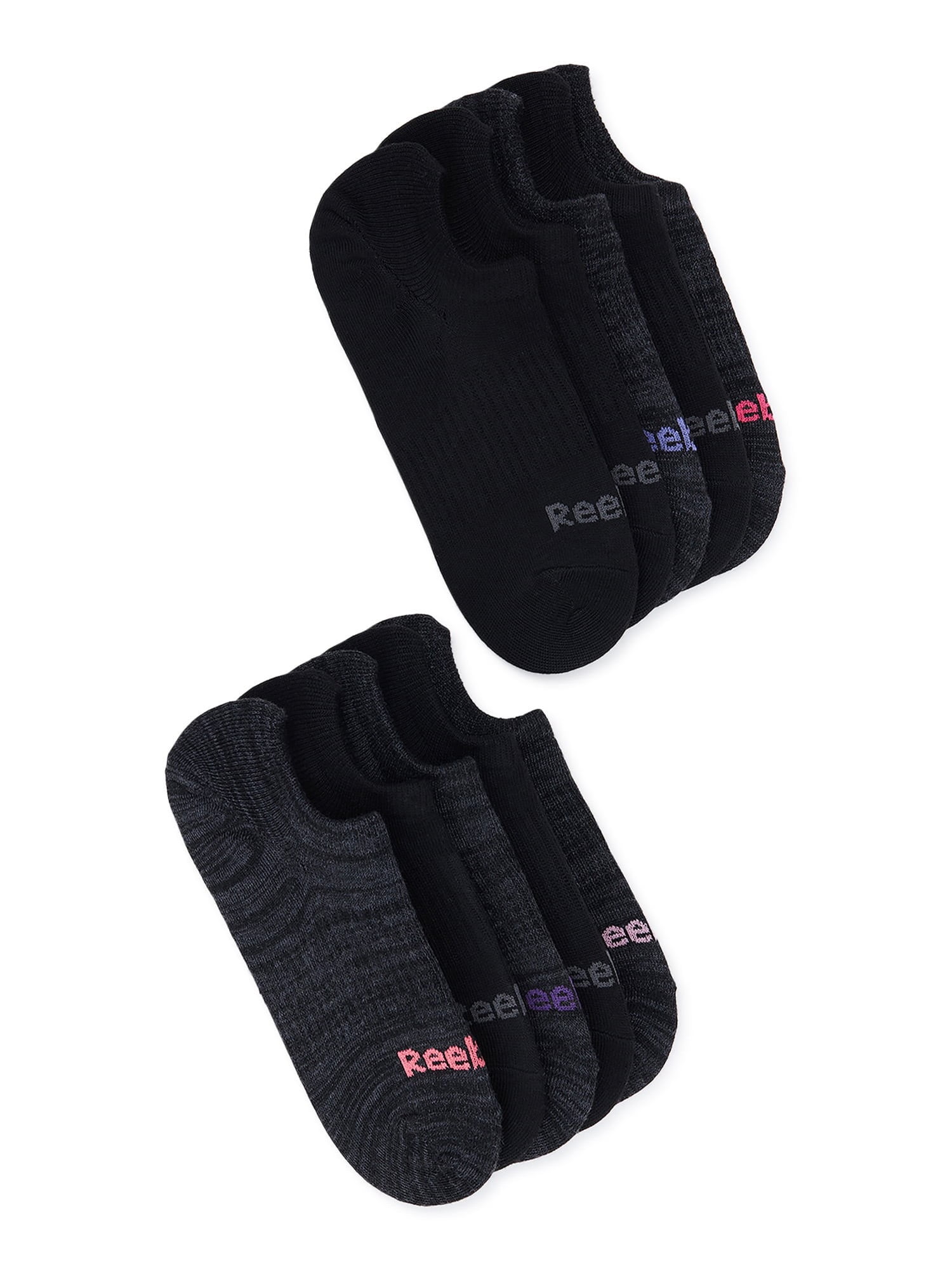 Reebok Women's Performance Lightweight Liner Socks, 10Pack