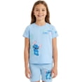 thumbnail image 2 of Disney Lilo & Stitch Girls Biker Shorts and Graphic T-Shirt Set , 2-Piece Outfit for Little & Big Girls Sizes 4-16, 2 of 6