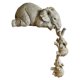 thumbnail image 1 of de , madre y dos estatua de adorno colgante para Decoración de , escultura de Animal coleccionable pintada, 1 of 9