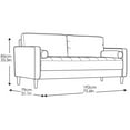 thumbnail image 7 of LifeStyle Solutions Jareth Sofa in Navy Blue Fabric Upholstery, 7 of 7