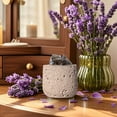 thumbnail image 4 of Hometravel Concrete Texture Candle Cup, DIY Scented Candle Container, Flameless Aroma Diffuser for Home Decor and Gift Presentation, 4 of 6