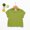 E-572Green, variant on Toddler Baby Girls T Shirt Short Sleeve Round Neck Solid Color Comfortable Breathable Soft Tee Top For Casual Daily Wear,Blue,18-24 Months