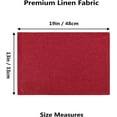 thumbnail image 5 of Cloth Placemats Set of 4 Red Linen Placemats for Dinner Heat Resistant Dining Table Mats Kitchen Place Mats for Party, Dark Red Burgundy, 5 of 5