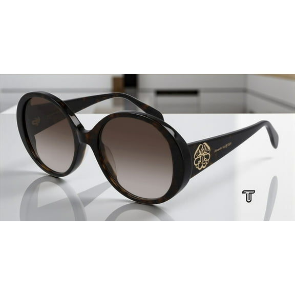 Alexander McQueen Women's 0285S 57mm Sunglasses, Brown