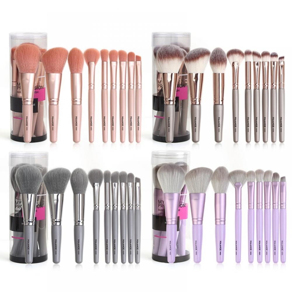 Makeup Brush Set 9 Pcs Foundation Powder Concealers Eye shadows Blush