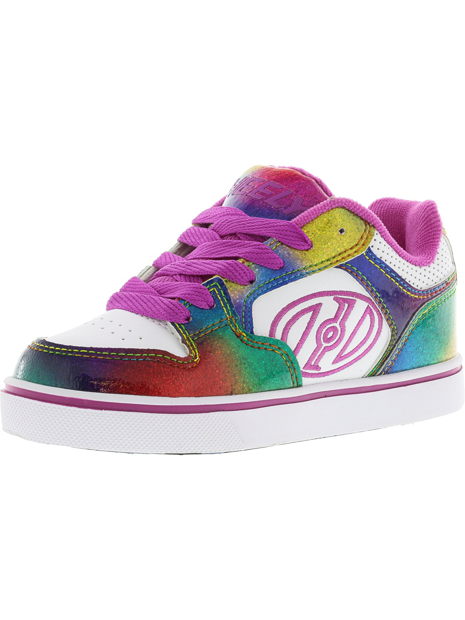 Heelys Plus / Rainbow Hot Pink Ankle-High Skateboarding Shoe - 2M Walmart.com