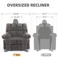 Oversized Power Recliner Chairs for Adults, Electric Reclining Chairs