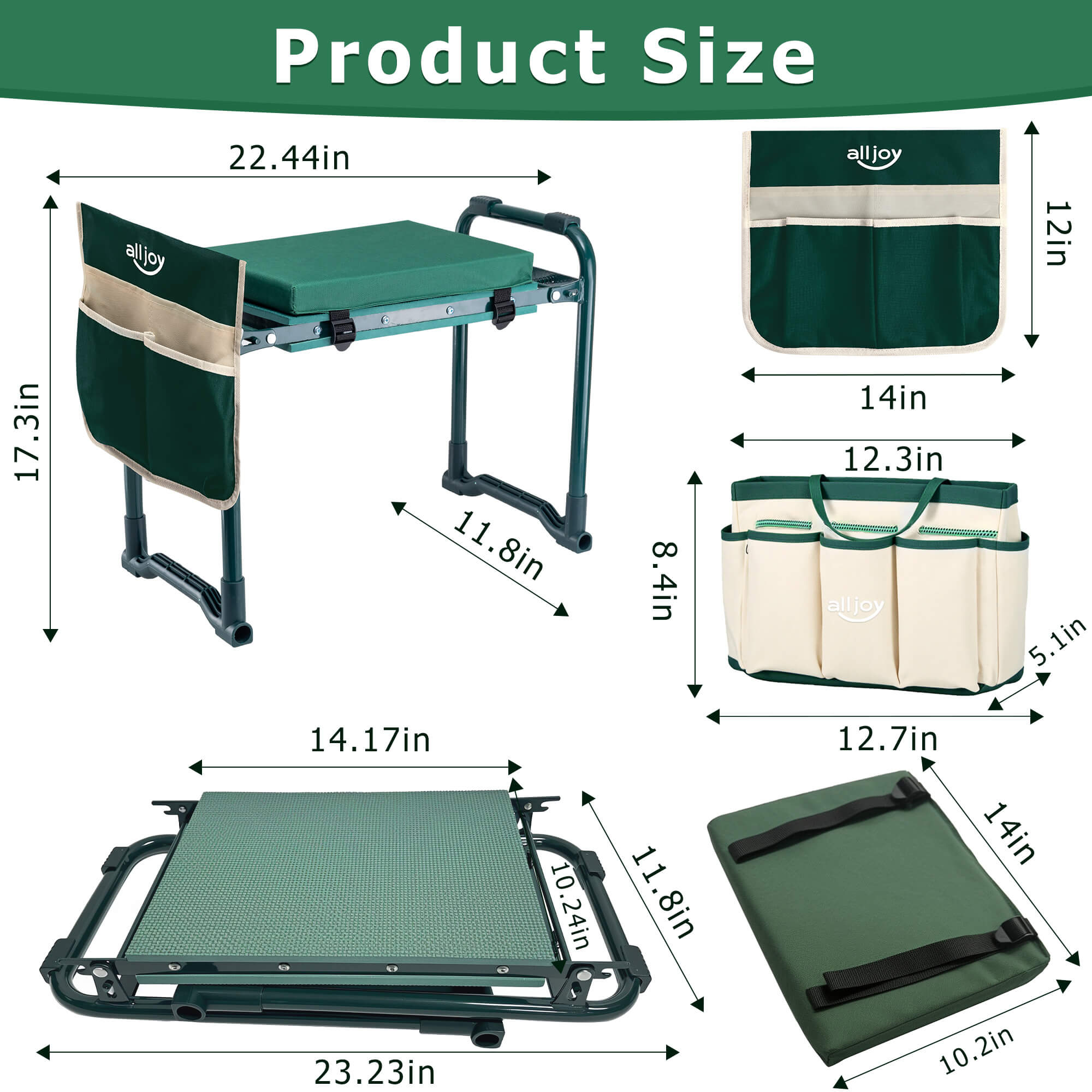 ALLJOY Foldable Garden Kneeler Seat photo 2