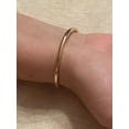 thumbnail image 4 of Bracelet Bangle Women's Round Cut 8 Ct Moissanite White 14K Yellow Gold Plated, 4 of 4