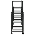 thumbnail image 4 of vidaXL Flower Stand with Wheels 32.7"x9.8"x25" Black Iron, 4 of 5