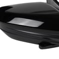 thumbnail image 7 of Spec-D Tuning Glossy Black 5-Pin Power Heated, Adjustable, Manual Folding Side Mirrors Compatible with 2016-2018 Honda Civic, Left + Right Pair, 7 of 7
