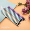 thumbnail image 3 of Rdeghly 12 Colors Metallic Pencils Non-toxic Black Wood Colored Pencils Set for Coloring Books ,Colored Pencil,Metallic Color Pencils, 3 of 8