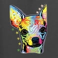 thumbnail image 5 of Wild Bobby Dean Russo Colorful Chihuahua Dog Lover Men Graphic Tee, Charcoal, Large, 5 of 5