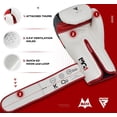 thumbnail image 2 of RDX Kids Boxing Gloves, 6oz Junior Training Mitts, Maya Hide Leather Ventilated Palm, Muay Thai Sparring MMA Kickboxing, Punch Bag Speed Ball Focus Pads Punching Workout, Youth Games Fun, 2 of 8