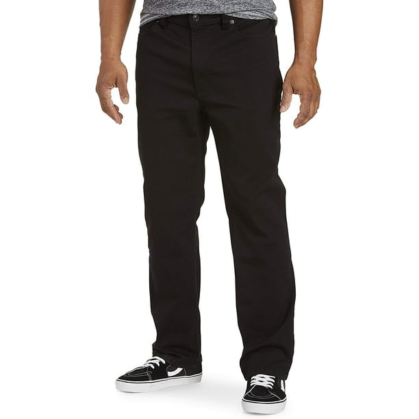 True Nation by DXL Men's Athletic-Fit Stretch Jeans, Black, 50W X 30L ...