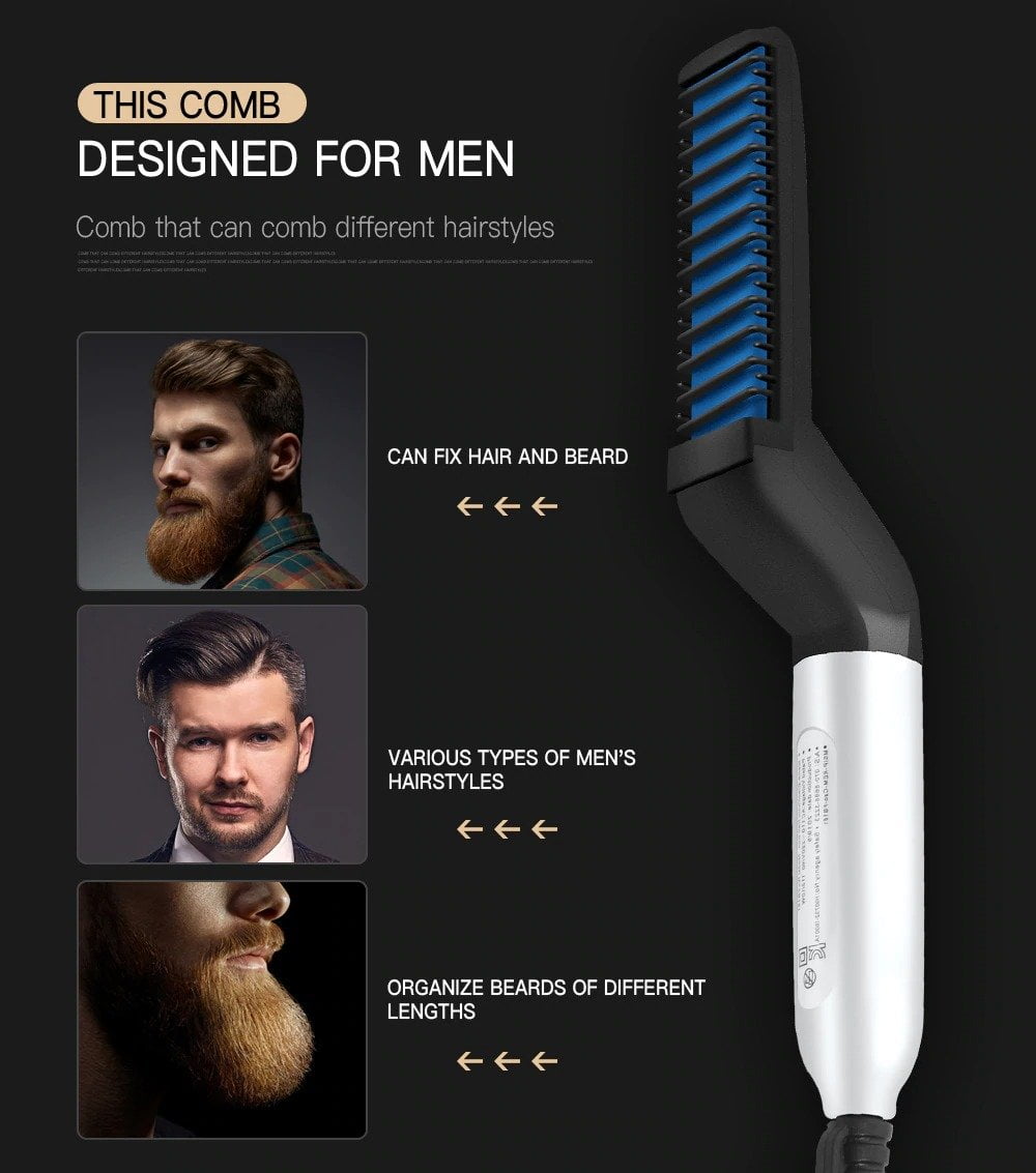 beard straightener in store