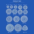 thumbnail image 3 of Aozowin Spiral Art DIY Painting Art Set Multi-function Magic Ruler Stencil Toy,Christmas Gifts for Kids, 3 of 6