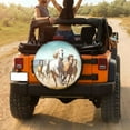 thumbnail image 3 of KAKALAD Steed Horses Run Gallop 02 Spare Tire Cover Weatherproof Universal Vehicle Accessories 17 Inch, 3 of 6
