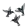 thumbnail image 4 of 3 piezas colgantes 3D pájaro pared arte decoración silueta Animal escultura colibrí pared decoración para guardería boda porche hogar jardín perfecl Mural, 4 of 8