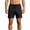 Black, variant on Kalauyu Men's Dual Side Zip Pockets Athletic Shorts With Quick-Dry Fabric for Running and Gym Training Shorts