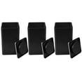thumbnail image 2 of HONMEET BASIOUS 3-Piece Airtight Black Tin Canisters Set for Tea Coffee Sugar Storage Kitchen Decor, 2 of 6