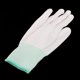 thumbnail image 2 of 1 Par Guantes antideslizantes Blanco verde 13 agujas de Protección laboral de Nylon antiestático, 2 of 3