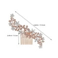 thumbnail image 2 of unbranded Para De Novia En Oro Rosa Con De Cristal Para Eventos Especiales, 2 of 8