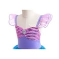 thumbnail image 5 of Ariel Costume Dress for Girls with Wig Female Halloween Cosplay Outfits for 3-8 Year, 5 of 7