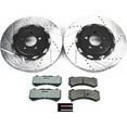 thumbnail image 3 of PowerStop Front Z26 Street Warrior Carbon-Fiber Ceramic Brake Pad and Drilled and Slotted Rotor Kit Fits: DODGE Select Models K6795-26, 3 of 9