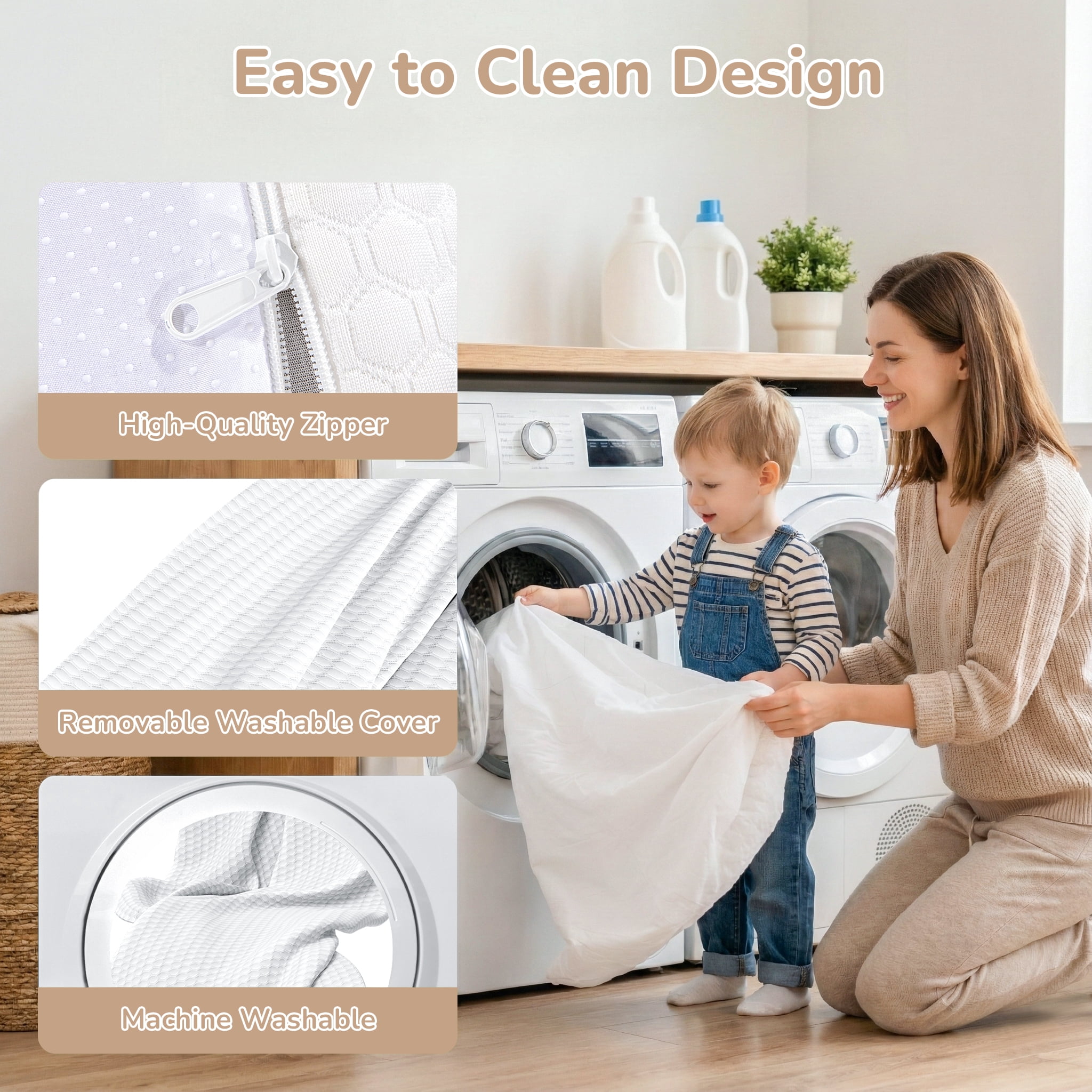 Gexpusm 5 Twin-XL Mattress,Memory Foam Mattress in a Box,Medium Firm,Pressure Relief