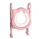 thumbnail image 2 of Asiento Entrenador Papubaby  para Inodoro con Escalera Acolchado Rosa-Blanco, 2 of 2